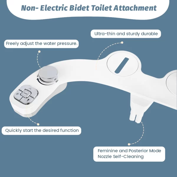 3 Functions Bidet Toilet Seat Attachment