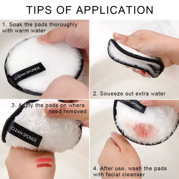 Reusable Cotton Makeup Remover Pads