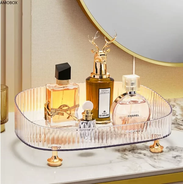 Bathroom Vanity Tray Perfume Makeup Organizer