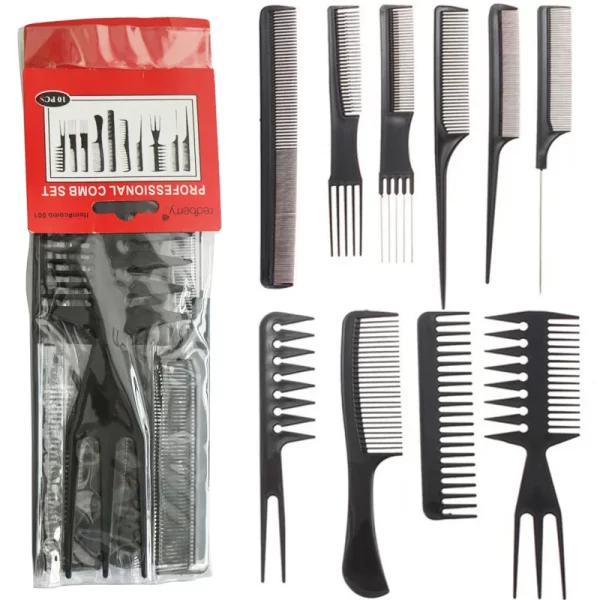 Multifunction Detangler Anti-static Hairstyling Comb Set