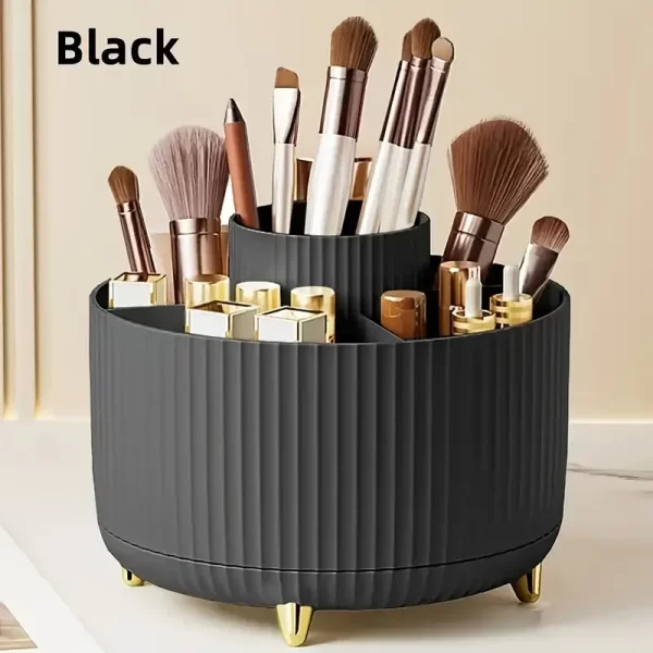 360° Rotating 5 slot Multi-Functional Makeup Organizer