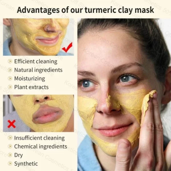 Vitamin C and Turmeric Clay Face Mask