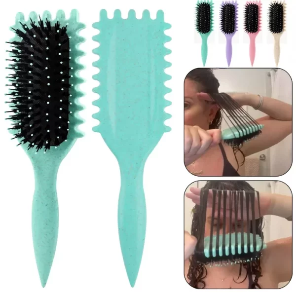 Multi-Functional Scalp Massage Anti-static Fluffy Hair Brush