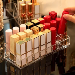 24/9 Grid Display Box Acrylic Makeup Organiser