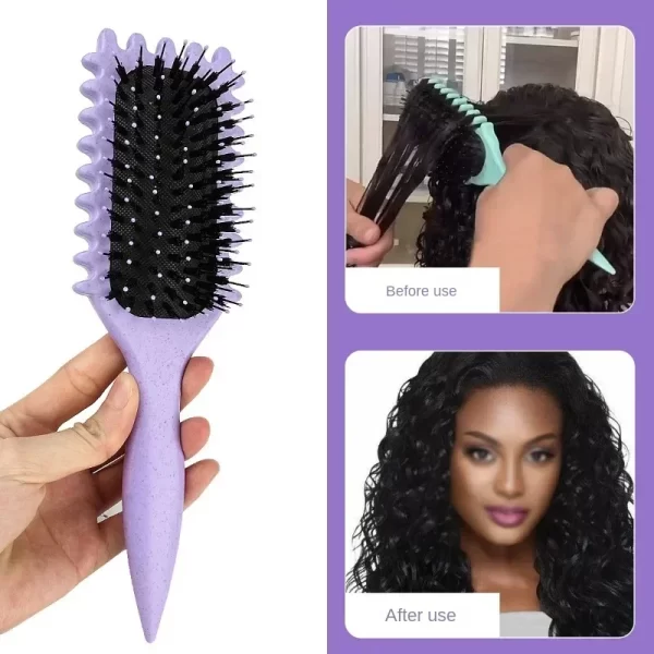 Multi-Functional Scalp Massage Anti-static Fluffy Hair Brush