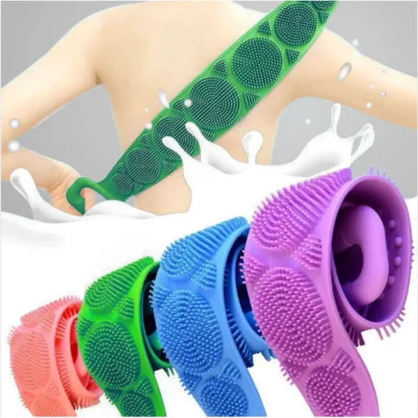 Silicone Body Scrubber Back Exfoliating Sponge