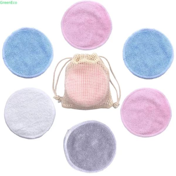 Makeup Reusable Washable Round Bamboo Fibre Pads