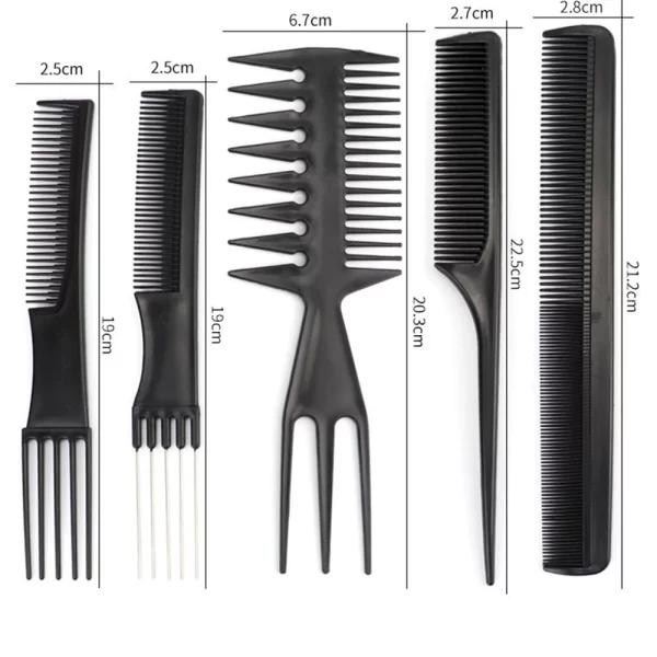 Multifunction Detangler Anti-static Hairstyling Comb Set