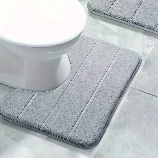 Soft Non-slip Quick-dry Bathroom/Toilet U-mat