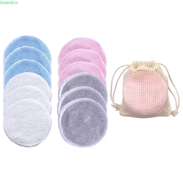 Makeup Reusable Washable Round Bamboo Fibre Pads