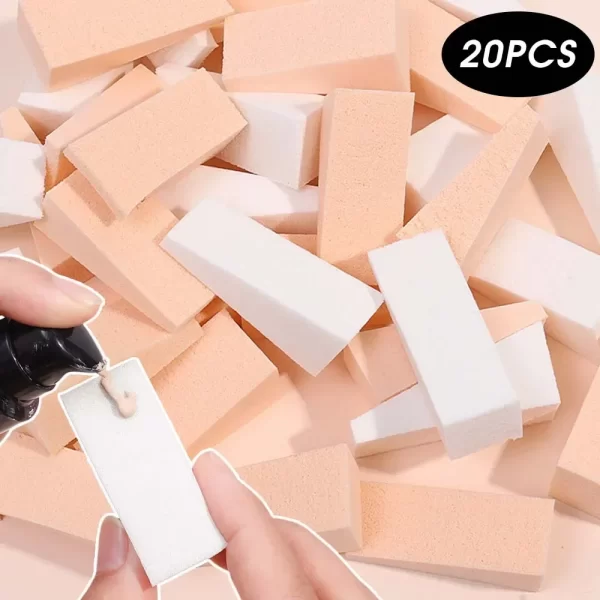 Triangle Dry Wet Use Makeup Sponge 100Pcs/Set