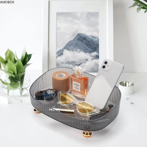 Bathroom Vanity Tray Perfume Makeup Organizer