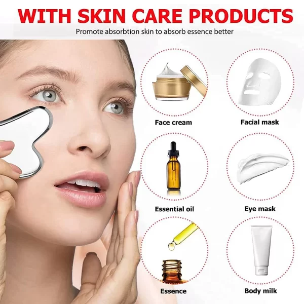 Gua Sha Skin Scraper Face Massage Skincare Tool