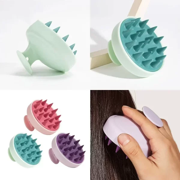 Silicone Shampoo Scalp Massage Brush