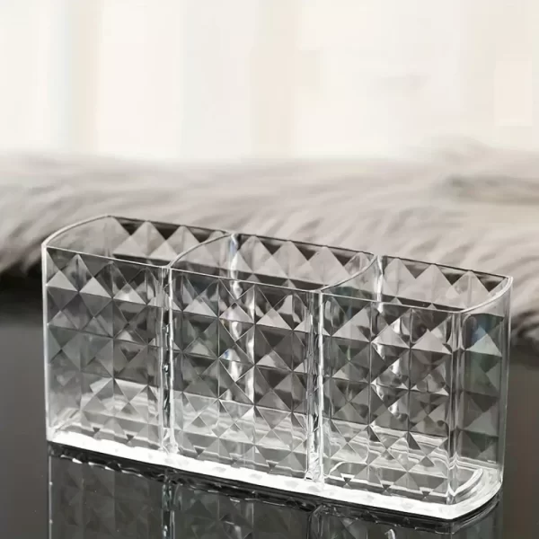 Clear Acrylic Cosmetic Brush Holder Makeup Organizer