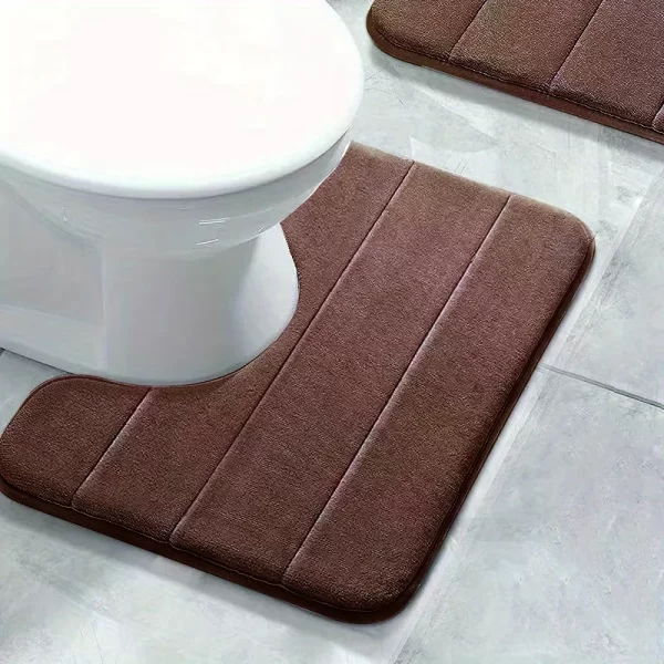 Soft Non-slip Quick-dry Bathroom/Toilet U-mat