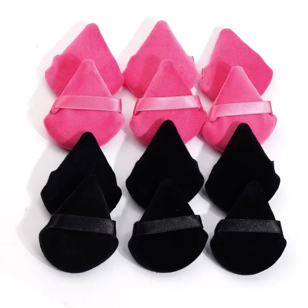 Triangle Powder Puff Wet Dry Use 10/12 Pcs