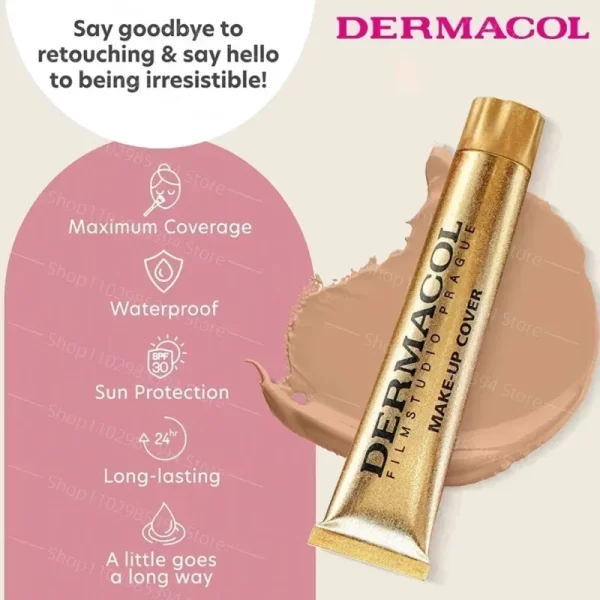 High Covering Waterproof Foundation Hypoallergenic Concealer Makeup