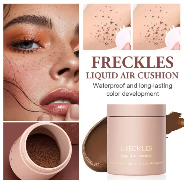 Waterproof Lifelike Liquid Air Cushion Freckle Face Body Kit