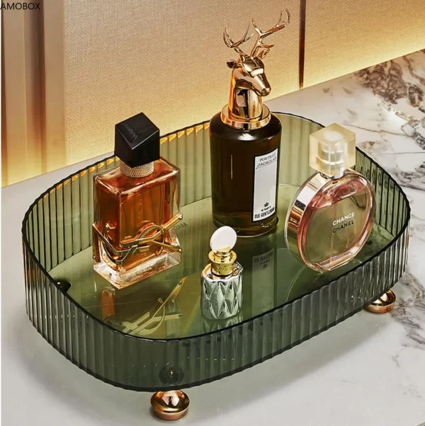 Bathroom Vanity Tray Perfume Makeup Organizer