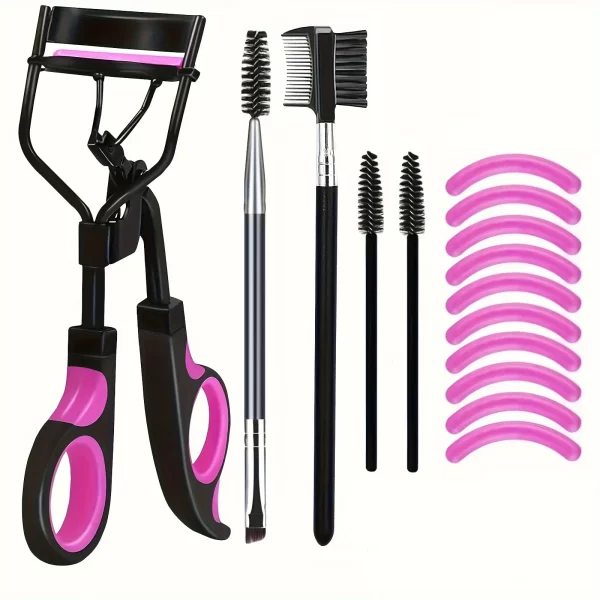 7/15pcs Eyelash Curler Set with Replacement Pads