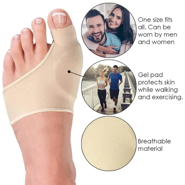 1Pair Toe Separators for Foot Care