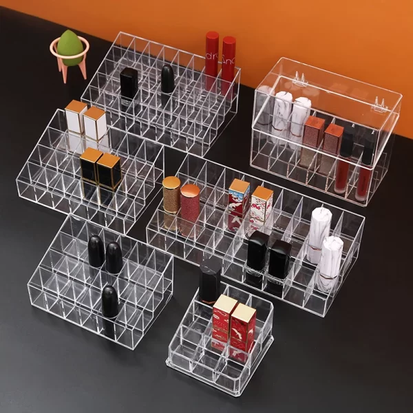 24/9 Grid Display Box Acrylic Makeup Organizer