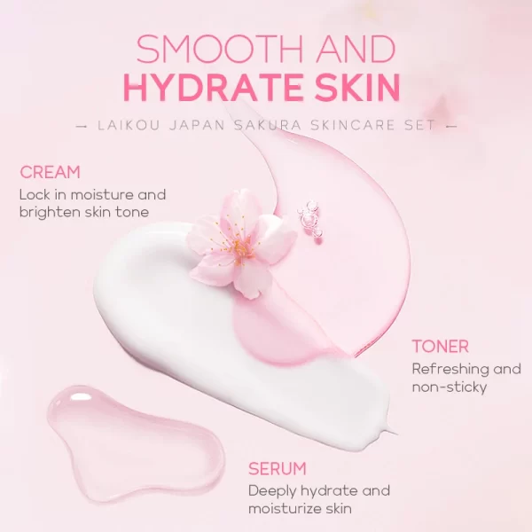 Japan Sakura Skin Care 5pcs Set