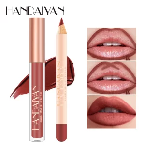 Waterproof Matte Liquid Lipstick Lip Liner Lip Goss Set