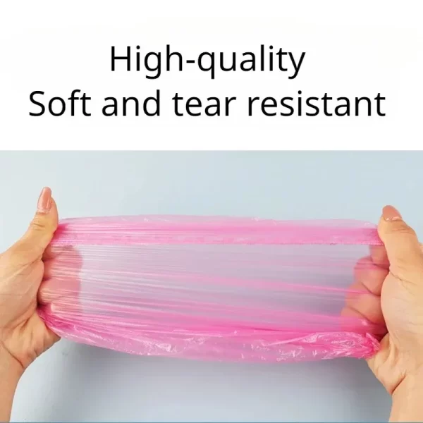 100/200pcs Transparent Waterproof Disposable Shower Cap