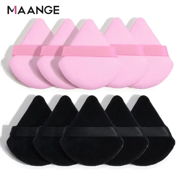 Triangle Powder Puff Wet Dry Use 10/12 Pcs