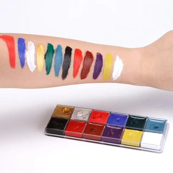 12 Colours Face and Body Paint