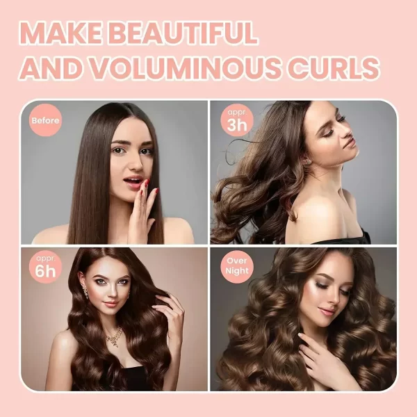 Heatless Hair Curlers Curling Rod