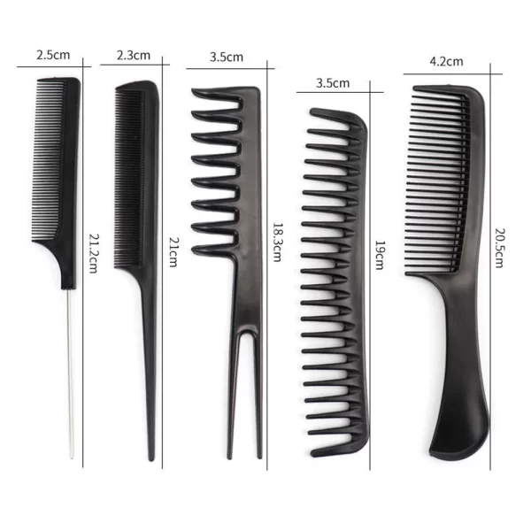 Multifunction Detangler Anti-static Hairstyling Comb Set