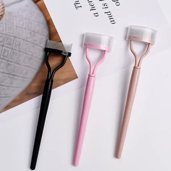 Metal Straight Teeth Eyelash Separator/Curler