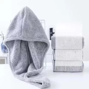Absorbing Bamboo Charcoal Dry Hair Towel