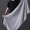 Absorbent Quick-Drying Striped Bamboo Hand Towel