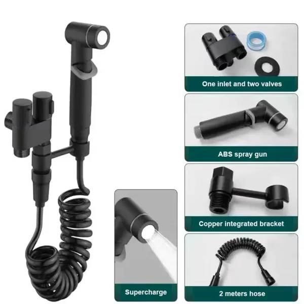All-copper Handheld Toilet Sprayer Bidet