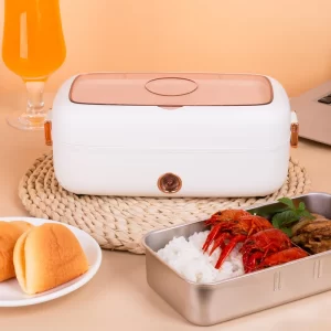 USB Portable Electric Stainless Steel Heated Lunch Box