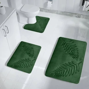 Ultra Soft Plush Non-Slip Memory Foam Bath Mat