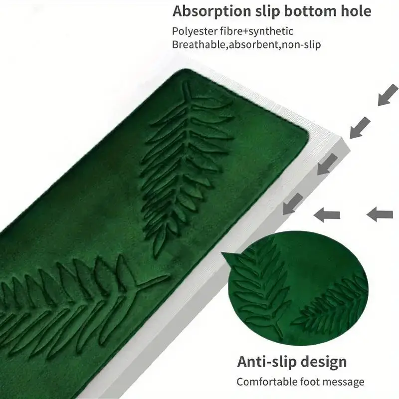 Ultra Soft Plush Non-Slip Memory Foam Bath Mat