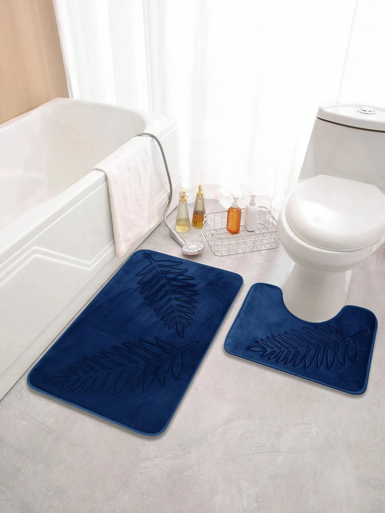 Ultra Soft Plush Non-Slip Memory Foam Bath Mat